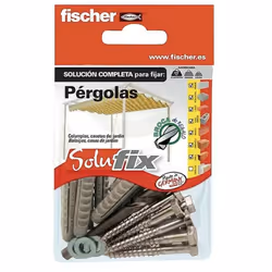 Description générale Le kit de fixation pour pergola Solufix Fischer 502679 est conçu pour le montage de pergolas, balançoire ...
