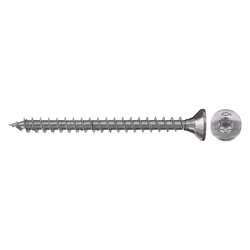 • ø filetage d1: 4,0 mm • ø tête : 8,0 mm • Empreinte : T10 • Acier inox A2 • Filetage Power-Fast jusqu'à la pointe de la vis ...