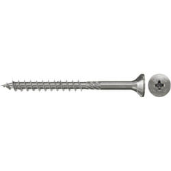Fischer 100x Power-Fast 3,5 x 35 tête fraisée acier inoxydable A2 partiellement filetée empreinte cruciforme PZ - 657156