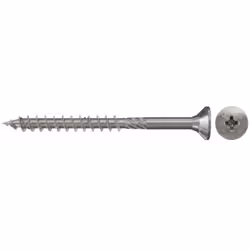 FISCHER 657198 FPF-SZ 45x50 A2P 200 La vis pour panneaux d’aggloméré fischer Power-Fast FPF-SZ P avec tête fraisée, sertissag ...
