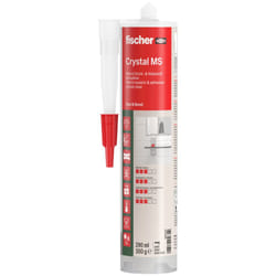 Fischer 503317 produit d'étanchéité de construction 290 ml Transparent