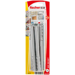 Fischer 503782 ancrage à vis et cheville murale 4 pièce(s) Kit de fiches murales et vis 140 mm