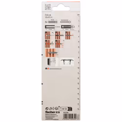 Fischer 503788 ancrage à vis et cheville murale 4 pièce(s) - Vue supplémentaire 3