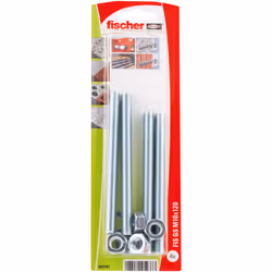 Fischer 503791, Bolts & nuts, Béton, Utilité générale, M10, Ampoule, 4 pièce(s)