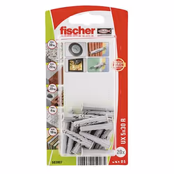 Fischer 503807, Rond, Plastique, 3 cm, 5 mm, 4 cm, 20 pièce(s)