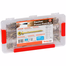 Fischer 667005 vis et boulon 50 mm 245 pièce(s) Kit de vissage