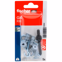 Fischer 510662 ancrage à vis et cheville murale 5 pièce(s)