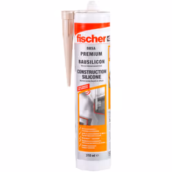 Fischer 512213, 310 ml, Produit d'étanchéité au silicone, Adapté à une utilisation à l'intérieur, Adapté à une utilisation ex ...