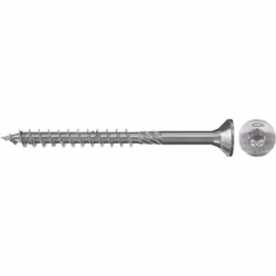Fischer 657410, Kit de vissage, Acier inoxydable, Bois, Filetage partiel, Tête fraisée, Torx