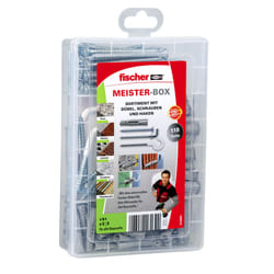Fischer MEISTER-BOX UX 75 pièce(s) Kit de fiches murales et vis