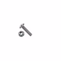Sachet de 9 Ecrous Plats Métriques 4.0x20 514985 de la marque Fischer. Jeu d'écrous plats métriques 4x20mm (sachet 9u)
