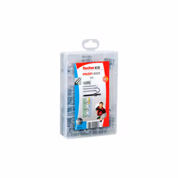 Fischer 518528, Kit de fiches murales et vis, Plaque de plâtre, Nylon, 50 pièce(s), Boîte, 50 Plasterboard fixings GK