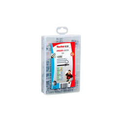 Fischer 518528 ancrage à vis et cheville murale 50 pièce(s) Kit de fiches murales et vis