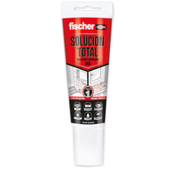 Fischer - Sealant de ms Express (tube de 80 ml) Colle blanche monocomposante, collage et scellement multi-matériaux, intérieur et extérieur,