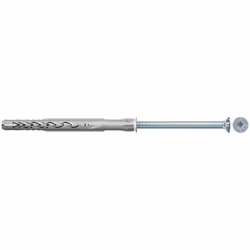 Fischer 522701, Kit de fiches murales et vis, Ciment aéré placé en autoclave, Brique, Béton, Bloc Gypsum, Maçonnerie, Plastiq ...