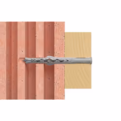 Fischer 522701 ancrage à vis et cheville murale 50 pièce(s) Kit de fiches murales et vis 140 mm