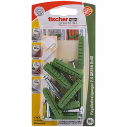 Grâce à son quadruple expansion, la cheville à expansion fischer SX Green transmet la force de manière optimale dans le matér ...