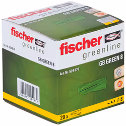 Fischer 524870 ancrage à vis et cheville murale 20 pièce(s) Ancre d'expansion 50 mm