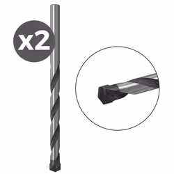 Pack 2 Foret Percussion E 3x60 / 2k Fischer - Foret Pour Béton Avec Pointe Carbure.