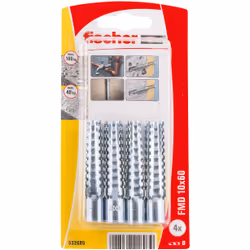 Fischer 532685 ancrage à vis et cheville murale 4 pièce(s)