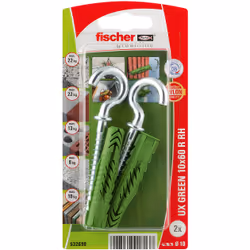 Fischer 532698 ancrage à vis et cheville murale 2 pièce(s)