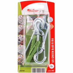 Fischer 532707 ancrage à vis et cheville murale 5 pièce(s)