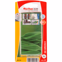 Fischer 532734 ancrage à vis et cheville murale 4 pièce(s)