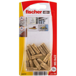 Fischer 532737 ancrage à vis et cheville murale 15 pièce(s) Fiche murale 22 mm