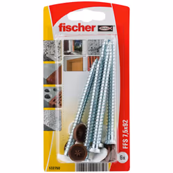Fischer 532750, Vis, Béton, Utilité générale, Cruciforme, TX30, 1,15 cm
