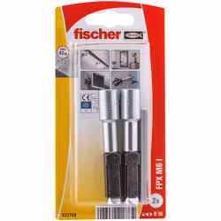 Fischer 532758, Ancre d'expansion, Béton, M6, ETA-12/0456, 75 mm, 1 cm