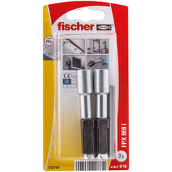 Fischer 532758 ancrage à vis et cheville murale 2 pièce(s) Ancre d'expansion 75 mm