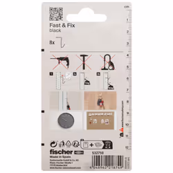 Fischer 532759 ancrage à vis et cheville murale 8 pièce(s)