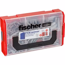 Fisher-Price FIXtainer, Kit de vissage, Utilité générale, Noir, Gris, Rouge, Argent, Transparent, 210 pièce(s)