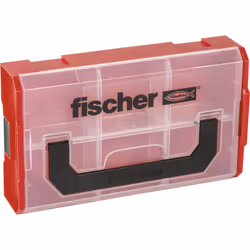 Fischer 533069, Boîte de rangement, Rouge, Rectangulaire, Plastique, Monochromatique, Universel
