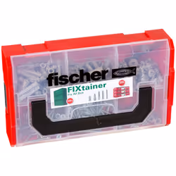 Fischer 534092, Kit de fiches murales et vis, Nylon, Allemagne, 100 pièce(s), 50 x SX 6 x 30, 50 x UX 6 x 35 R, 25 x GK + set ...