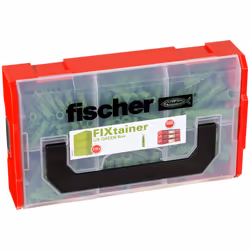 Fischer 534094, Fiche murale, Nylon, Vert, Allemagne, 210 pièce(s), 120 x UX 6 R Green, 60 x UX 8 R Green, 30 x UX 10 R Green