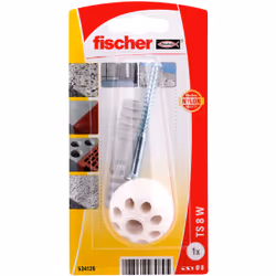 Fischer 534126 ancrage à vis et cheville murale 1 pièce