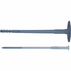 Fischer 534159, Kit de fiches murales et vis, Ciment aéré placé en autoclave, Brique, Béton, Plaque de plâtre, Plastique, Gri ...