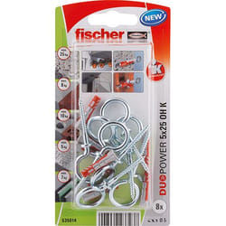 Fischer DUOPOWER 5 x 25 OH Intérieure Métallique 8 pièce(s)
