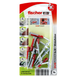 Fischer DUOPOWER 6 x 30 6 pièce(s) Kit de fiches murales et vis 30 mm