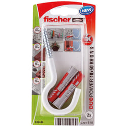 Fischer 535484 ancrage à vis et cheville murale 2 pièce(s) Kit de fiches murales et vis 50 mm