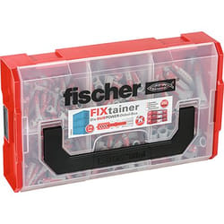 Fischer 535968 Boîte de rangement Rectangulaire Noir, Rouge, Transparent