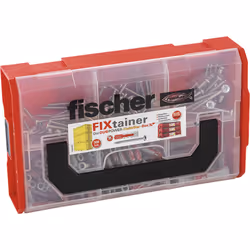 Fischer FIXtainer - DUOPOWER, Ancre d'expansion, Béton, Métal, Gris, 220 pièce(s), Boîte