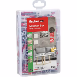 Informations techniques Contenu: 1 pc(s) Type de produit: Set de chevilles Assortimenbt DUOPOWER (132) La DUOPOWER fischer as ...