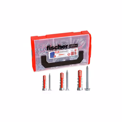 Fischer Jeu de chevilles murales avec vis FIXtainer DUOPOWER 210 pcs