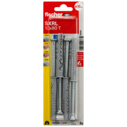 Fischer 536190 ancrage à vis et cheville murale 4 pièce(s)