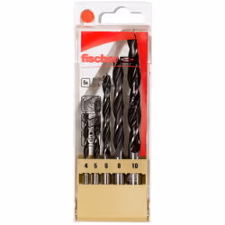 Fischer 536608, Perceuse, 1 cm, Bois dur, Bois tendre, Bois, 1 pièce(s), 4, 5, 6, 8, 10