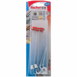 Fischer 537264, Kit de fiches murales et vis, Plaque de fibre Gypsum, Plaque de plâtre, 50 mm, 1 cm, 6,6 cm, 5 mm