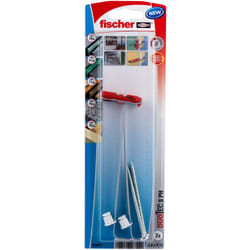 Fischer 539027 ancrage à vis et cheville murale 2 pièce(s) Kit de fiches murales et vis 50 mm