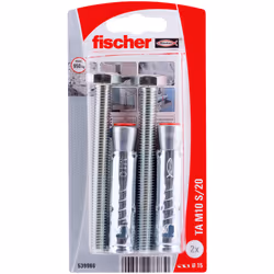 Fischer 539966, Fiche murale, Béton, ETA-04/0003, 69 mm, 1,5 cm, 2 pièce(s)